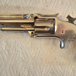 Revolver SMITH & WESSON 32 LONG RF superbe &eacute;tat d'origine APTES AUX TIRS balle arme d'epoque