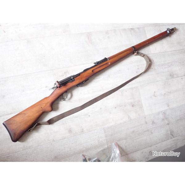 275386 - Fusil 96/11 Rubin Schmidt Suisse monomatricule + bretelle + PB. Voir marquage : .7 P