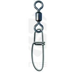 Emerillon Agrafe Sunset Rolling W/ Insurance Snap St-S-3006 Par 10 10kg 10 BLACK - NICKEL