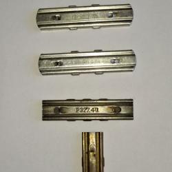 5 LAMES CHARGEURS COLLECTION WWI WWII GUERRE MONDIALE MAS MAUSER AUTRES SANS GARANTIE