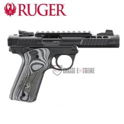 Pistolet RUGER MARK IV 22/45 Lite Noir Anodise Non Filet&eacute; Cal 22Lr