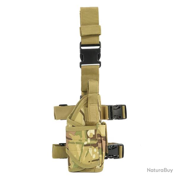 Holster de Cuisse Tactique CP Camouflage Droitier Pistolet