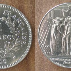 France 1 Franc 1989 Etats Generaux Piece Commemo 200 ans 1789 1989 Francs