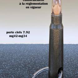 ? Porte-cl&eacute;s Premium ? 7.92 MG42 / MG34 | Style Unique