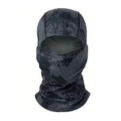 Cagoule Camouflage Noir Urbain Respirante Polyester