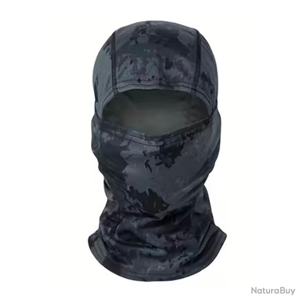 Cagoule Camouflage Noir Urbain Respirante Polyester