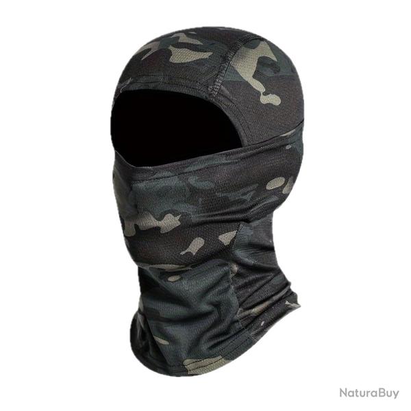 Cagoule Camouflage Multicam Noir Respirante