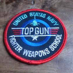 &eacute;cusson tissu brod&eacute;e united states navy