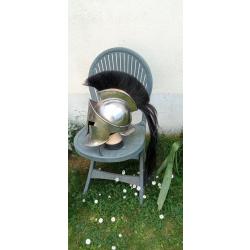 Casque Grec antique guerrier Corinthiens