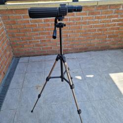 Longue vue TASCO 12-36x50 avec son tr&eacute;pied+ tr&eacute;pied VELBON CX 200