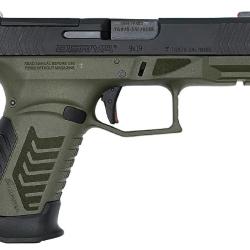 PISTOLET DERYA DY9 CAL 9X19 NOIR/VERT OPTIC READY 15 COUPS