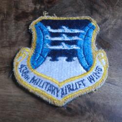 &eacute;cusson tissu brod&eacute;e 438 in military airlift wing