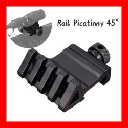 Support &agrave; 45&deg; Picatinny - Rail 20/21mm (Livraison rapide)