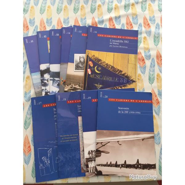 LES CAHIERS DE L'ARDHAN 10 num�ros du 11 au 20