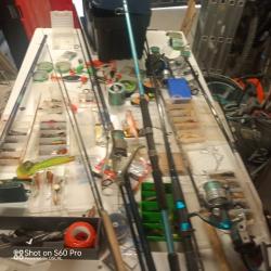 lot mat&eacute;riel de p&egrave;che