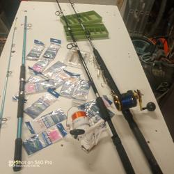 canne p&egrave;che en mer