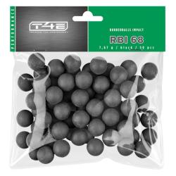 BILLES CAOUTCHOUC NOYAU ACIER CAL 68 X50 - RBI
