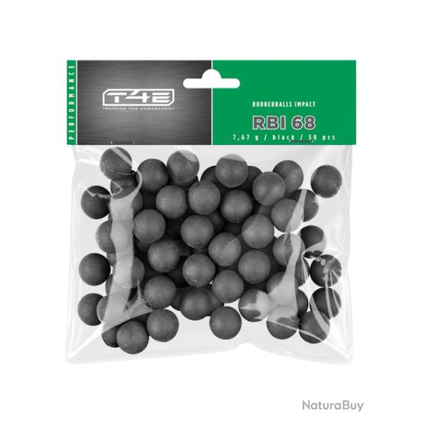BILLES CAOUTCHOUC NOYAU ACIER CAL 68 X50 - RBI