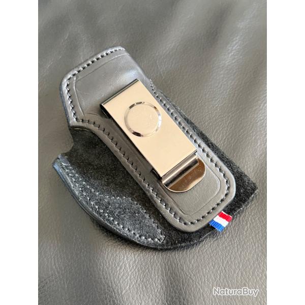 Holster Walther ou Manurhin PPK en cuir et peau