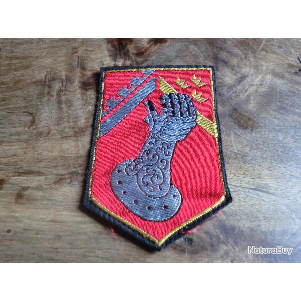 insigne tissu brod�e 6� division blind�e