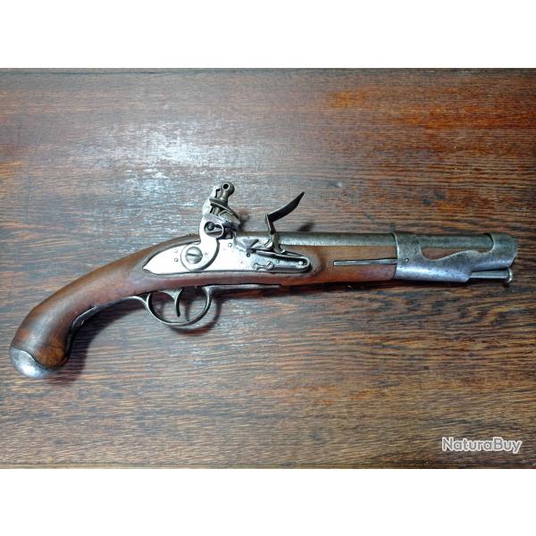 Pistolet r�glementaire de cavalerie - mod�le 1763-1766 de type 1 - R�volution / Libreville - BE
