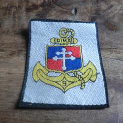 insigne tissu brod&eacute;e 9&deg; division d'infanterie marine