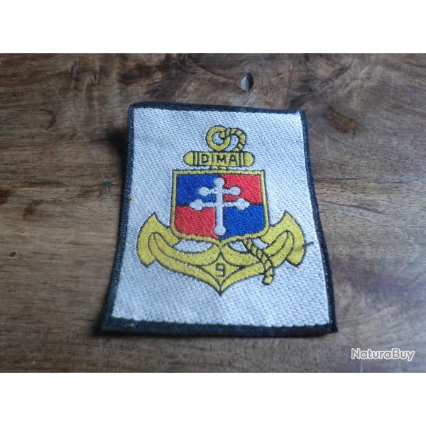 insigne tissu brod�e 9� division d'infanterie marine