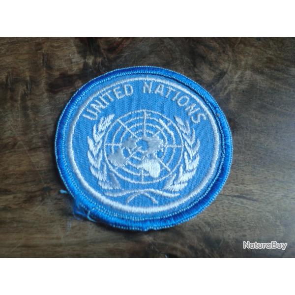 insigne tissu brod�e united nations