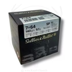 50 balles SP VRAC Cal.7X64 140Grs SELLIER & BELLOT