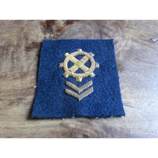 insigne tissu brod�e a cannetille arm�e de l air m�canicien