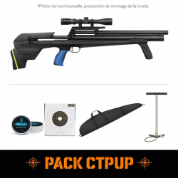 Carabine &agrave; air comprim&eacute; PCP Stoeger XM1 Bullpup - 4.5 mm / 19.9 J / Pack CTPUP