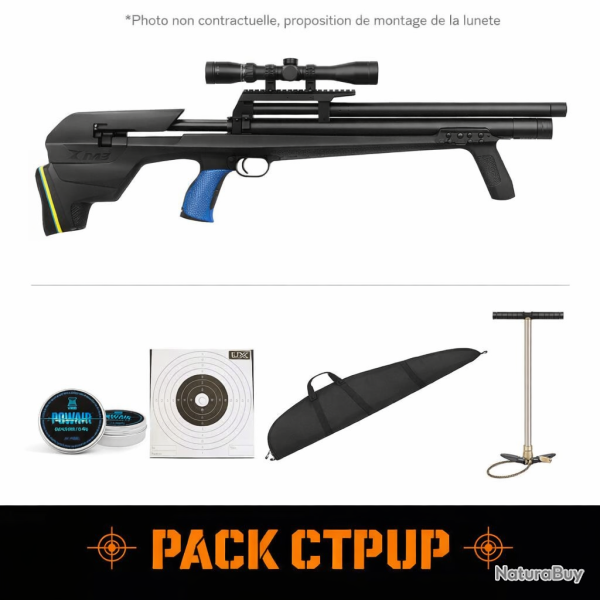 Carabine � air comprim� PCP Stoeger XM1 Bullpup - 5.5 mm / 42 J / Pack CTPUP