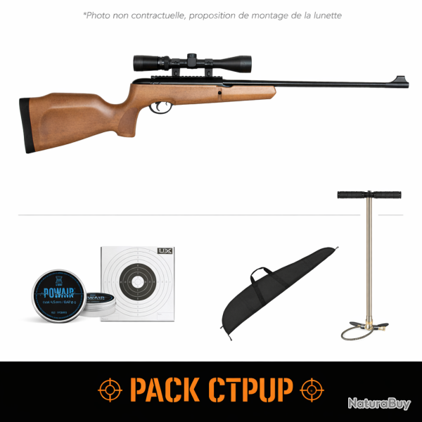 Carabine Snowpeak SR1200W - Cal. 4.5 - Pack CTPUP