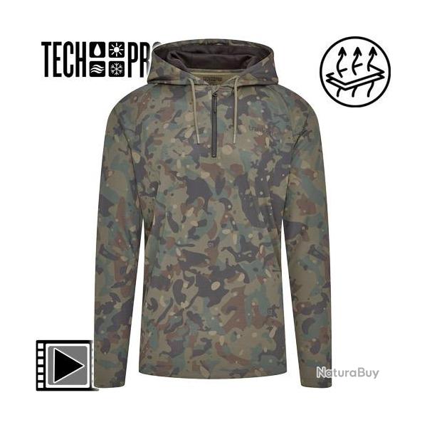 T-Shirt � Manche Longues Trakker Camo UV Hooded XL