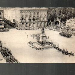 prise d'armes &agrave; nancy , cpa