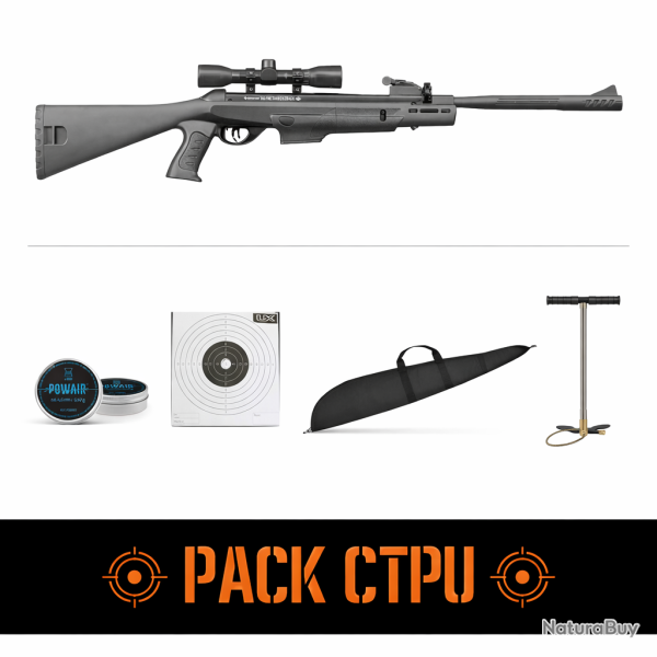 Pack Carabine � air Crosman Mag Fire Diamond Back NP - Cal.4.5mm + lunette - Pack CTPU