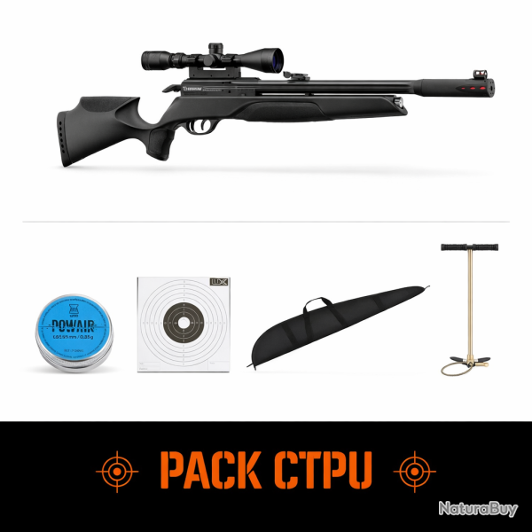 Pack Carabine � plomb Classique PCP Gamo Arrow - Cal. 5.5 - Pack CTPU