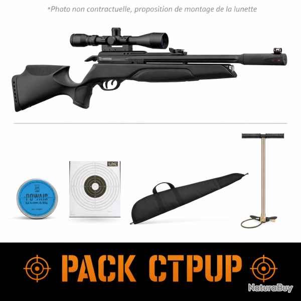 Pack Carabine � plomb Classique PCP Gamo Arrow - Cal. 5.5 - Pack CTPUP