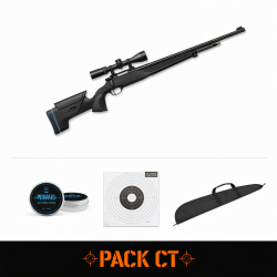 Pack carabine PCP Stoeger XM1 et lunette 4x32 - 4,5 mm / Pack CT