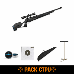 Pack carabine PCP Stoeger XM1 et lunette 4x32 - 4,5 mm / Pack CTPU