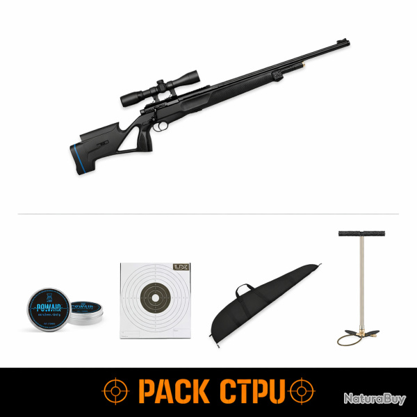 Pack carabine PCP Stoeger XM1 et lunette 4x32 - 4,5 mm / Pack CTPU