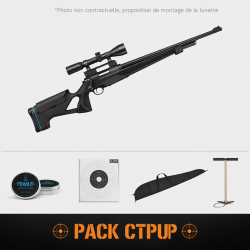 Pack carabine PCP Stoeger XM1 et lunette 4x32 - 4,5 mm / Pack CTPUP