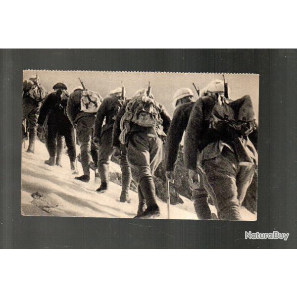 �cole de haute montagne , chasseurs alpins cpa