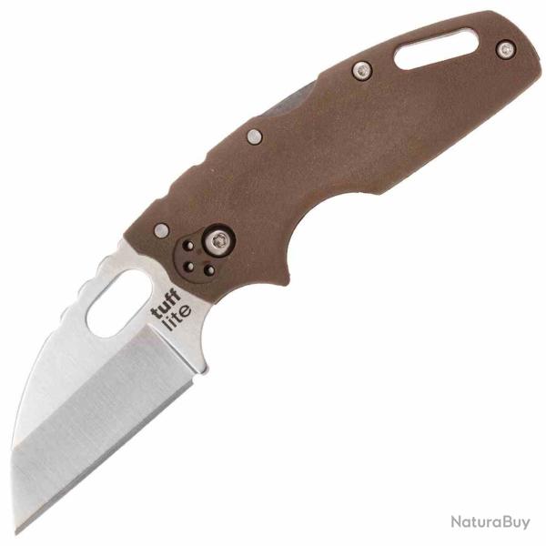 Couteau Cold Steel Tuff Lite Lame Acier AUS-8A Manche Griv-Ex Flat Dark Earth Tri-Ad Lock CS20LTFZ