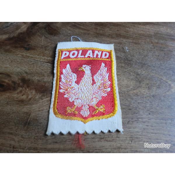 insigne tissu brod�e poland