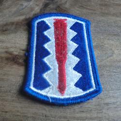insigne tissu brod&eacute;e 197&deg; brigade d infanterie  us army