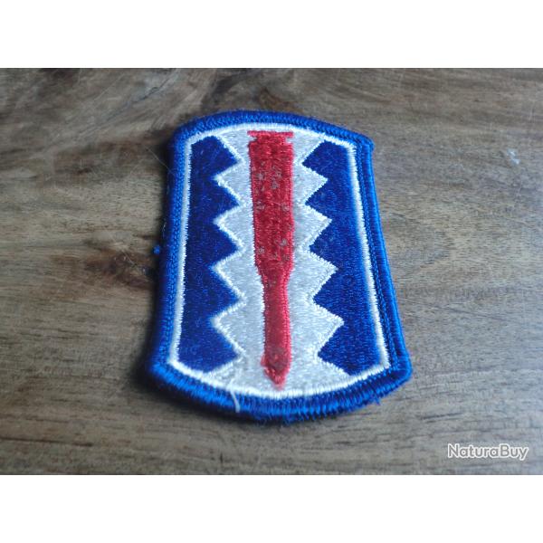 insigne tissu brod�e 197� brigade d infanterie  us army