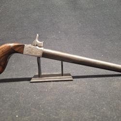 Pistolet &agrave; percussion &agrave; d&eacute;tente escamotable - 1� sans prix de r&eacute;serve !!