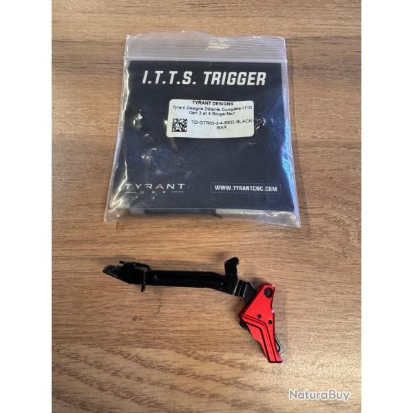 D�tente Glock Gen 3 et 4 Rouge - Tyrant Designs ITTS Trigger
