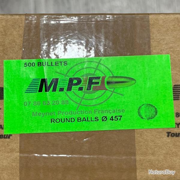 Balles rondes MPF � .457 x100